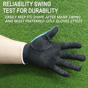 Gants de golf blancs pour hommes droitiers, avec grip antidérapant, pour temps chaud et humide, vêtements de sport, fabricant de gants respirants - Product Image 4