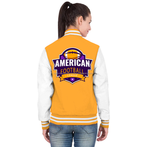 <b>Lightweight</b> Streetwear Cotton Varsity <b>Jacket</b> <b>Women</b> Trendy Fashion Varsity <b>Jacket</b> - Product Image 4