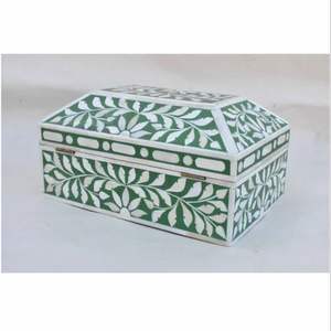 Boîte à bijoux unique de créateur, boîte à bibelots au design osseux, élégante, en provenance d'Inde - Product Image 4