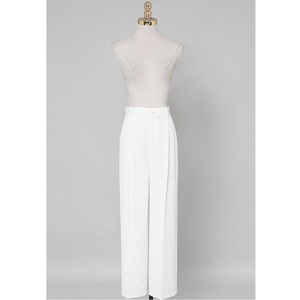 Teñido Sólido Servicio Oem Recto Antiarrugas Lienzo Pantalón Plano Regular Seda Hilo de algodón Hecho en Vietnam - Product Image 2