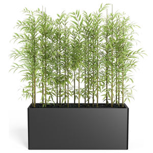 Jardinière carrée en acier galvanisé noir de 59 L, écologique, minimaliste, pour jardin extérieur, vente en gros, commande en gros - Product Image 2