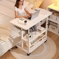 Bureau debout réglable en hauteur OEM, table portable à roulettes pour ordinateur portable, bureau mobile pour poste de travail ergonomique