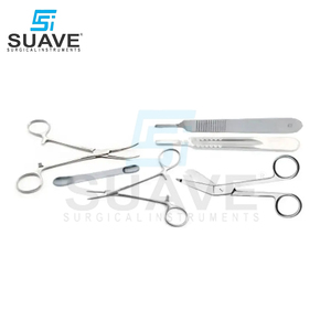 El mejor proveedor de instrumentos quirúrgicos para cirugía básica, juego de 14 usos en el hospital por SUAVE SURGICAL INSTRUMENTS - Product Image 4