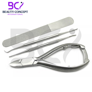 Kit d'outils de podologie 4 pièces, outils de soin des pieds, lime à ongles, coupe-ongles en acier inoxydable, professionnel, durable, ouverture large - Product Image 2