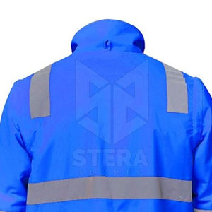 Meilleures ventes Veste réfléchissante respirante, imperméable et légère de haute qualité pour hommes Vêtements de travail haute visibilité - Product Image 6