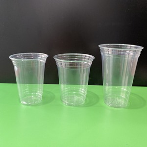 Superventas 2025 Fábrica PET Taza de bebida fría Taza de plástico 14oz 16oz Diámetro 98mm Té de burbujas Desechable para llevar Precio barato - Product Image 4