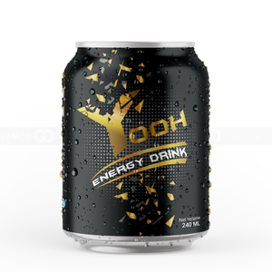 YOOH Energy Drink 240ml Boisson rafraîchissante à haute énergie Exportation en gros du Vietnam - Product Image 1