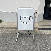 Boîte à lumière LED en acrylique sur pied, enseigne lumineuse, affichage publicitaire extérieur, panneau de signalisation pour magasin