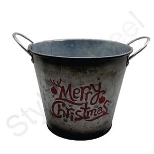 Vente en gros Jardinière d'intérieur galvanisée Jardinière décorative avec impression de jardin domestique en acier inoxydable pour usage intérieur - Product Image 1