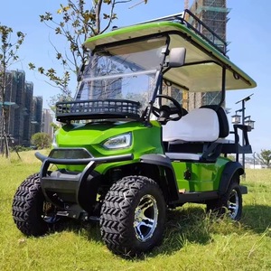 Voitures de golf électriques pliantes neuves authentiques 4 places, économiques, avec batterie au lithium 72V, vitesse 50-70 km/h, autonomie 30-50 km, conformes DOT/EEC/GCC - Product Image 2