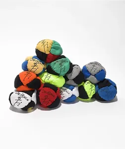 Vente en gros, promotion, sacs tricotés bon marché, conception personnalisée, jouets de coup de pied, ballon de football pour enfants, ballon de sac de pied - Product Image 2