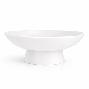 Tazón para Servir de Piedra Natural Hecho a Mano con Base de Pedestal de Madera Sólida, Tazón Decorativo para Frutas para la Mesa de Comedor de la Cocina - Product Image 3