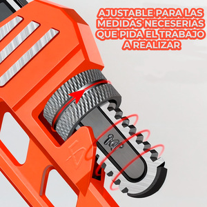 Chiave a Forcella Stilson da 10 Pollici in CRV, Utensile Industriale per Installazione, Riparazione o Regolazione Idraulica o Gas - Product Image 4