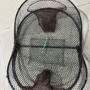 Piège à Calamar Pliable Haute Qualité et Haute Résistance en Acier Galvanisé et Filet PE à Double Nœud pour la Pêche aux Poulpes et aux Homards - Product Image 1