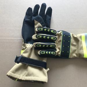 Popular Heavy Duty Cowhide Leather Driver <b>Gloves</b> for Cold Work Fireproof Construction Work Protection Firefighter <b>Gloves</b> - Product Image 4