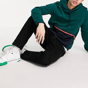 Sudadera con capucha de algodón 100 para hombre, sudadera gruesa y pesada de felpa francesa, ropa de calle de gran tamaño en blanco de alta calidad, Sudadera con capucha con logotipo personalizado - Product Image 4