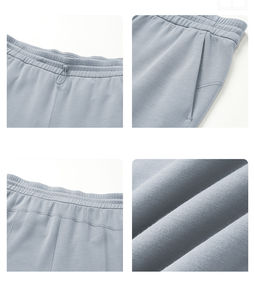 Pantalon de survêtement ample à jambe droite et à taille élastique pour femmes OEM Baggy Joggers pour femmes - Product Image 5