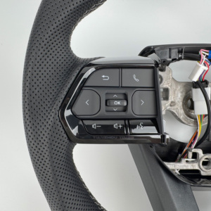 Volante de Cuero para <span class=keywords><strong>Toyota</strong></span>, para <span class=keywords><strong>Toyota</strong></span> Mark X, Chr, Serie 79, Hilux, Vigo, Hiace, Prius, Celica, Rav 4, Innova, Crown 2001, Vitz - Product Image 3