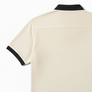 Tissu léger en molleton tricoté pour chemise, col ouvert style Johnny, coupe décontractée, personnalisable pour vêtements de villégiature haut de gamme, sensation de vacances - Product Image 5