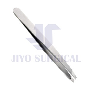 Juego profesional de 4 pinzas para pestañas de acero inoxidable con punta puntiaguda, herramientas de belleza para depilación de cejas, Etiqueta Privada - Product Image 3