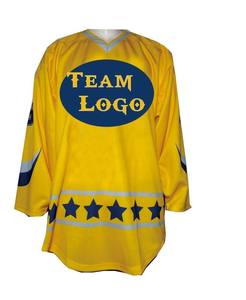 Uniformes de hockey sur glace pour hommes de haute qualité 100% polyester, respirants, à séchage rapide, design personnalisé, sublimation, ensembles avec logo personnalisé - Product Image 2