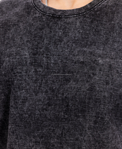 Men's 2026 Regular Sleeve Summer T-Shirt Knitted Breathable Casual Crew Neck 220 Grams Fabric <b>Weight</b> 100% Cotton Regular <b>Blank</b> - Product Image 3