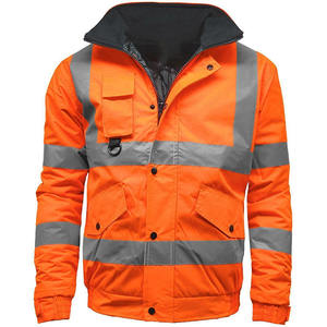 Chaquetas de Seguridad Unisex de Fábrica - Manga Larga, Impermeables, Resistentes al Viento, Antibacterianas, de Poliéster, con Cuello Alto, Diseño de Logotipo Personalizado - Product Image 2