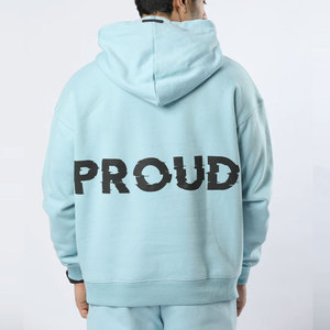 Sudaderas con capucha de lana de invierno ligeras para hombre más vendidas de alta calidad 100% algodón de secado rápido transpirable liso teñido barato precio bajo - Product Image 3