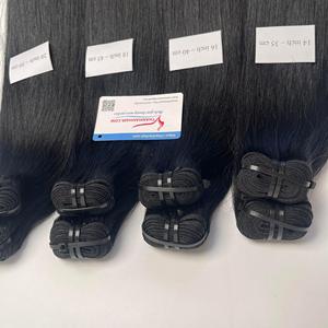 Bonestraight Vietnam Virgin Remy Straight Machine Extensiones de cabello humano de doble trama Todos los colores Dyeable 20-85g Alta calidad - Product Image 1