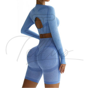 Conjunto de yoga para mujer, novedad, alta calidad, transpirable, algodón sostenible, elegante, el mejor diseño, ligero. - Product Image 2