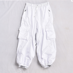 Top Snowboard Pantalones High Street Cargo Streetwear Ski & Snowboard Pantalones holgados de corte alto Cargo Pierna ancha Loose Fit Snowboard Pantalones - Product Image 1