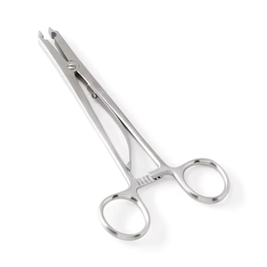 Abrazaderas de toalla Backhaus de acero alemán de alta calidad, pinzas dentales manuales, Clip quirúrgico curvo recto - Product Image 4