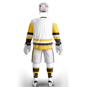 Wholesale Custom Team Logo 100% <b>Polyester</b> Quick Dry Lightweight Ice Hockey Jersey Quick Delivery Sets Style - Product Image 3