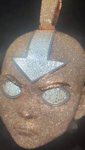 Pendentif Visage Unique avec Détail Émaillé, Personnalisé, Sertissage Moissanite VVS, Plaqué Or, Argent 925, Cadeau Hip Hop - Product Image 4