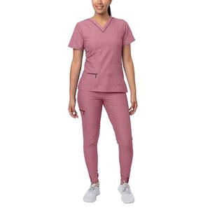 2025 dernière arrivée qualité supérieure élégant soins infirmiers Scrubs ensembles Joggers uniformes Spandex Stretch concepteur médecins uniforme unisexe - Product Image 1