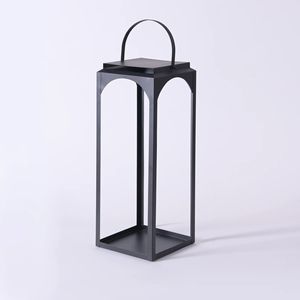 Premium Design <b>Black</b> Color Metal Body <b>Candle</b> Lanterns for Christmas With Sizes of 4.5x4.5x13 and 7x7x19.5 Inches - Product Image 2