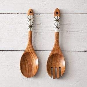 Cuillère décorative en bois et résine pour la maison, la cuisine et les restaurants - Product Image 2