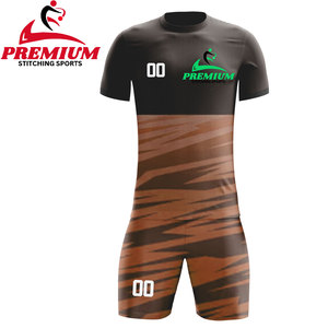 Kits complets d'uniformes de football Ensembles d'entraînement de football professionnel Kits de football de vêtements de sport avec conception de sublimation respirante - Product Image 5