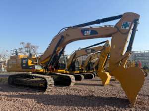 Pour pelle sur chenilles 349D, 45,26 tonnes, 100 % prête, modèle 2023, testée et inspectée, équipement de construction, moteur principal, engrenage, roulement - Product Image 2