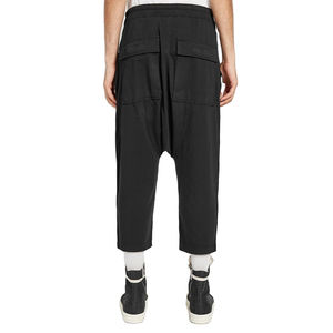 Pantalones elásticos de cintura para hombre, ropa de algodón con estampado personalizado de alta calidad, tecnología polar, entrepierna caída, para correr, para invierno - Product Image 2