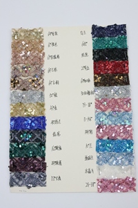 Tela de lentejuelas nhà sản xuất bán buôn Sequins Net lưới thêu long lanh Thiết kế ren vải cho Ăn mặc - Product Image 3