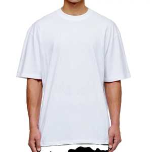 2025 Logo personnalisé 280 GSM 100% coton T-shirt surdimensionné lourd pour hommes Épaule tombante Impression vierge Motif solide - Product Image 3