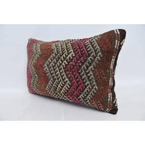 Almohada Kilim Bohemia Multicolor, cojín de seda de lujo de 16x24 pulgadas, patrón de estampado Vintage tejido para uso en el suelo del sofá para Navidad - Product Image 4