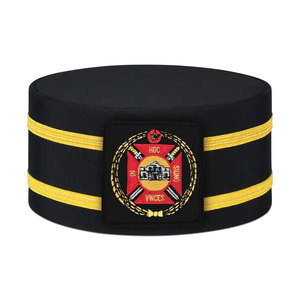 หมวกแก๊ปทรงโค้ง Royal Arch ของ MASONIC รุ่น RAM PHP ผ้าโพลีเอสเตอร์น้ำหนักเบาสำหรับฤดูหนาว ขนาด 60 ปักลายมงกุฎสีดำแบบกำหนดเองสำหรับผู้ใหญ่ ลายพิมพ์ - Product Image 3
