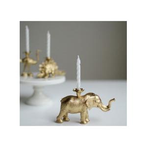 Bougeoir en métal d'éléphant de concepteur classique fait de bougeoir en métal d'or décoration de mariage affichage décoratif de table - Product Image 6