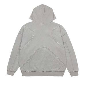 Sweats à capuche pour hommes les plus vendus, personnalisés, en coton mélangé respirant, couleur unie, grande taille, polaire d'hiver, poche brodée, design personnalisé - Product Image 2