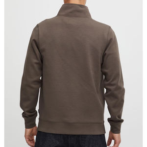 High Quality Half <b>Zip</b> Pullover <b>Quarter</b>-<b>Zip</b> Sweatshirts for <b>Men</b> Cotton 50% Polyester Custom Logo OEM Service - Product Image 5