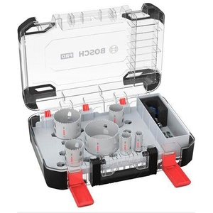 Juego de sierras perforadoras multiusos PRO de 9 piezas, 19, 25, 38, 44, 68, 83 mm, profundidad de corte de 44 mm - Product Image 1