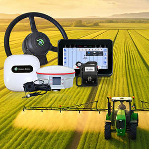 Máquina Niveladora Agrícola, Sistema GNSS de Tierra Plana, Nivelación de Suelo, GPS para Construcción Agrícola, Motor de Transmisión Industrial de 150W 12V - Product Image 1