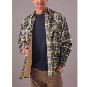 Custom Logo High Quality Breathable <b>Work</b> Outdoor Winter Fleece <b>Canvas</b> <b>Jacket</b> with Front Logo Position for Men - Product Image 1